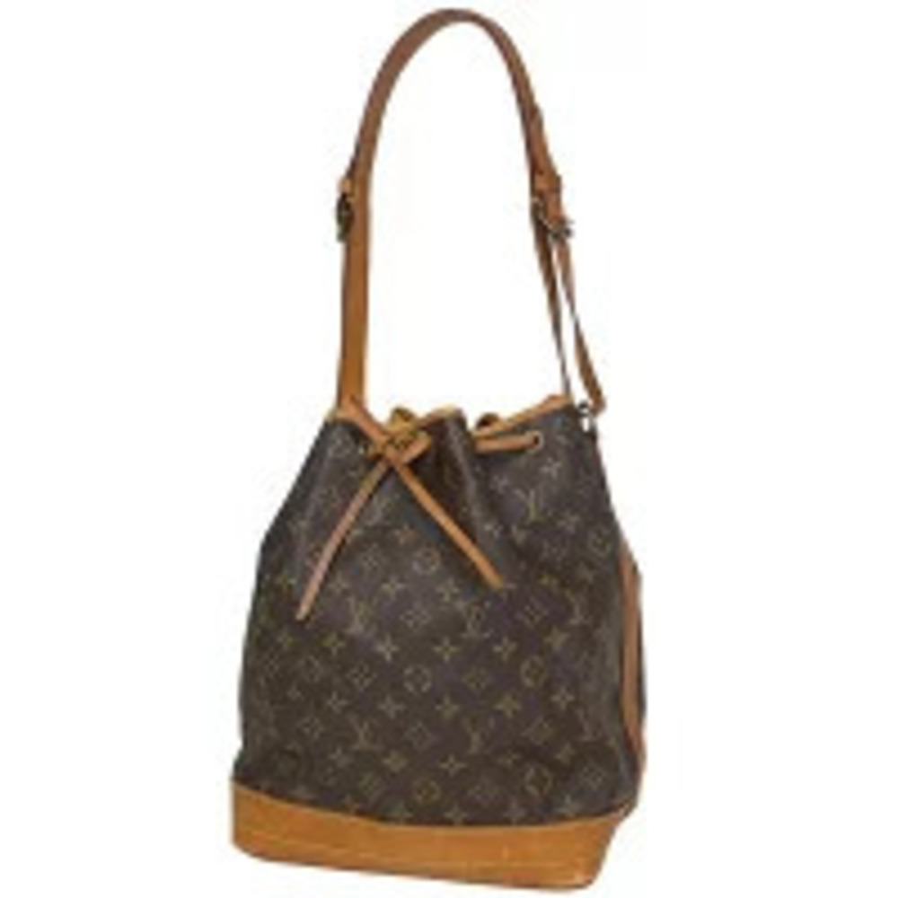 Louis Vuitton Noe Hobo Drawstring Shoulder Bag Monogram Brown
